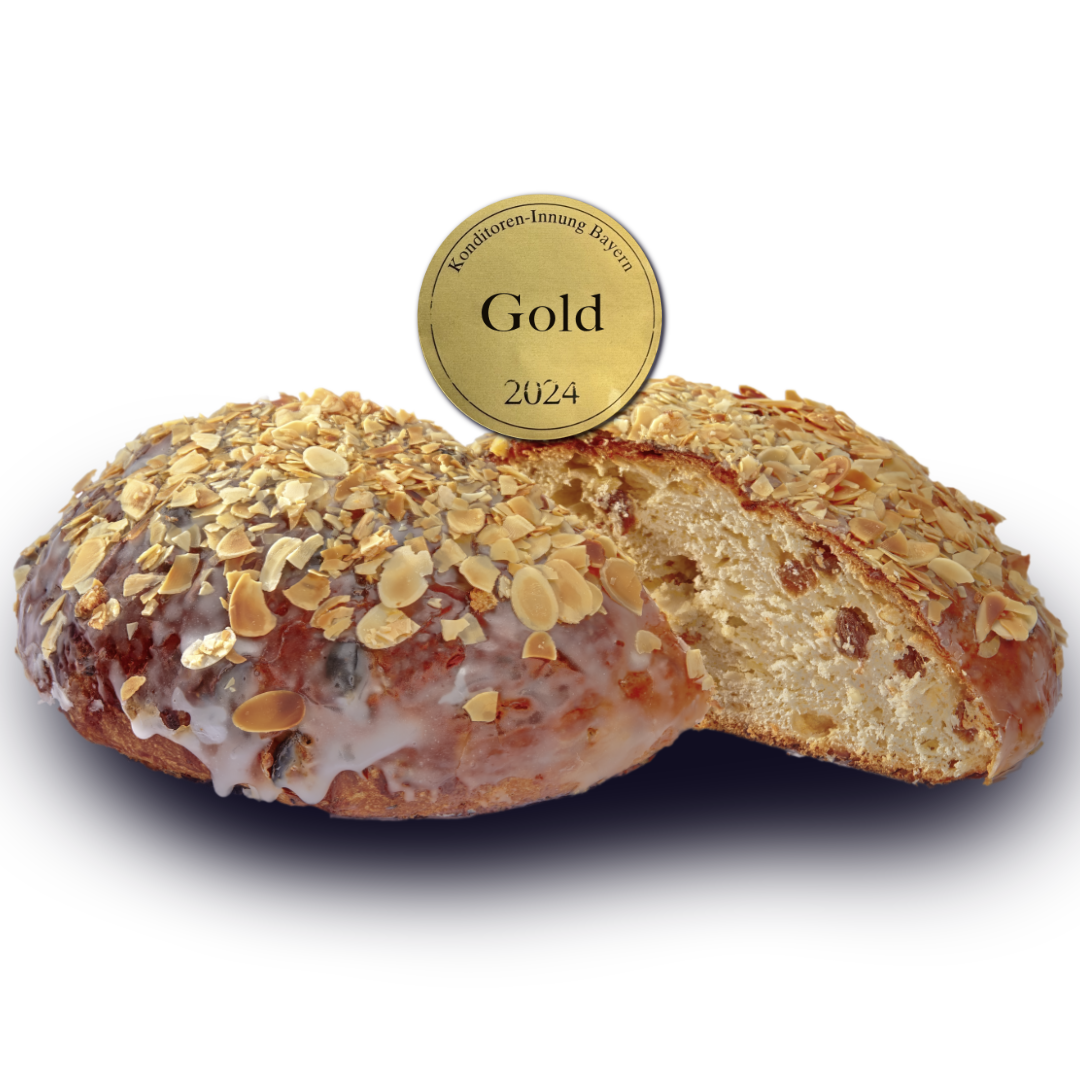 Osterbrot mit Rosinen – ausgezeichnet mit GOLD 2024 von der Konditorei-Innung Bayern